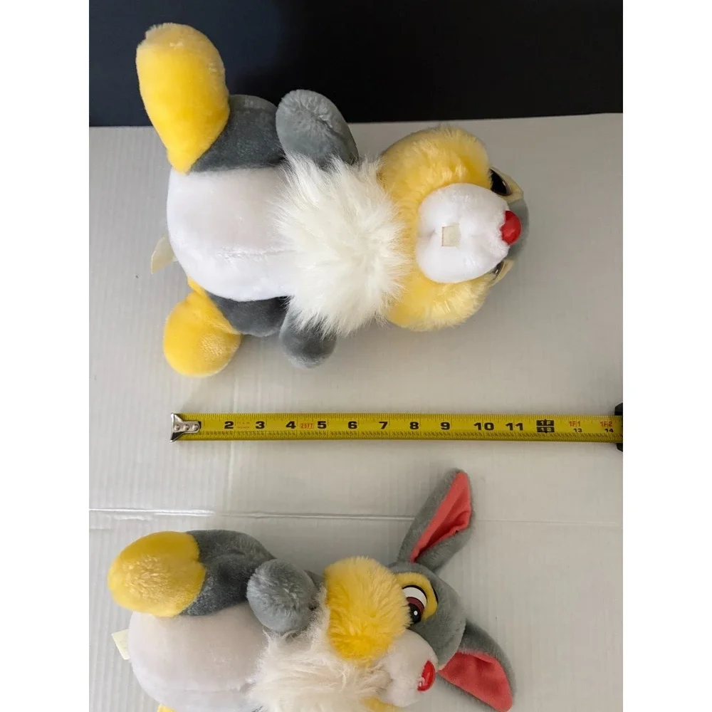 Vintage Bundle (2) Disney Bambi Thumper Plush Disneyland Walt Disney World Korea